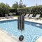 Wind Chime - Fujin Shinto Japanese God of Wind - Black powder coated